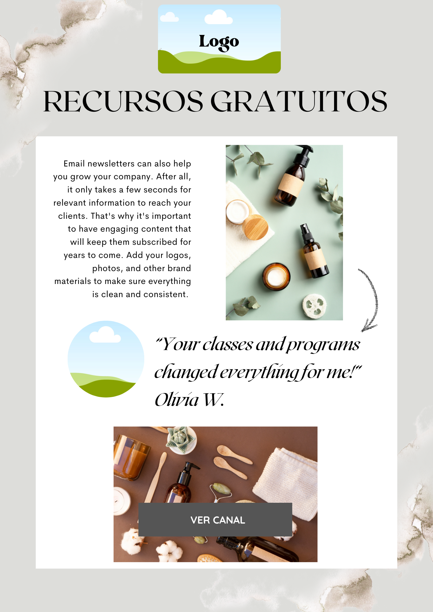 Plantilla para Newsletter