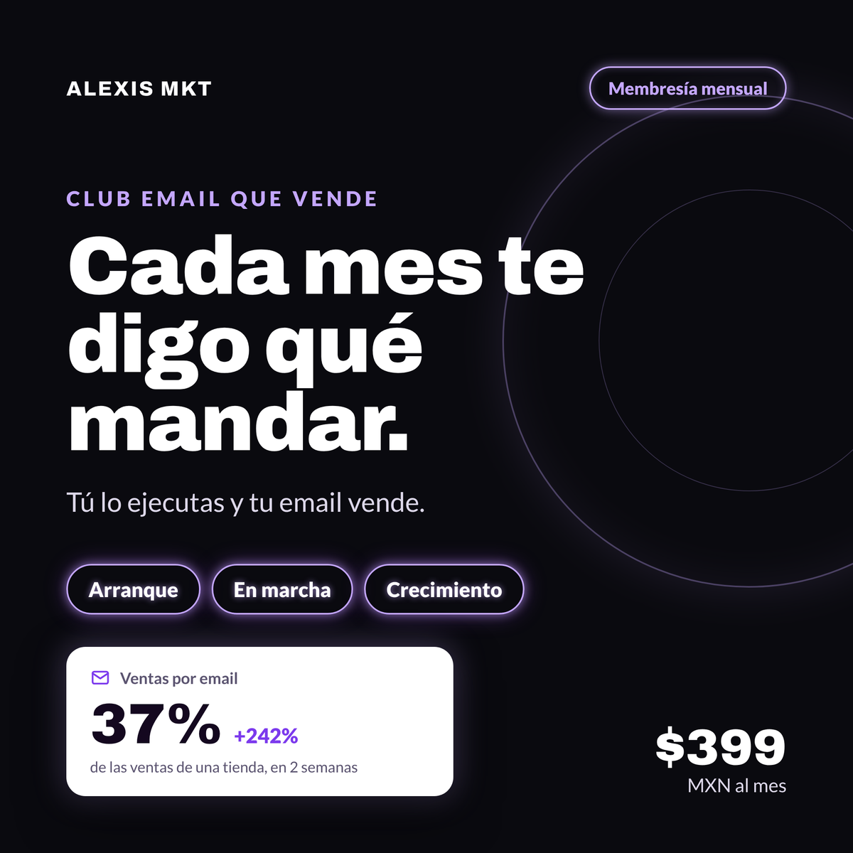Club Email que Vende | Membresía mensual