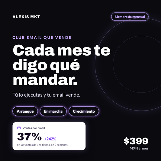 Club Email que Vende | Membresía mensual